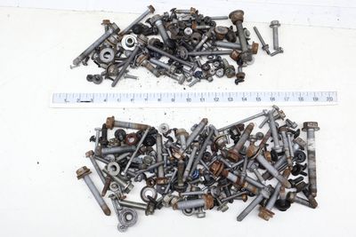 ASSORTED MIXED BOLTS, NUTS, SCREWS, WASHERS, ETC