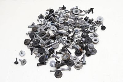 ASSORTED MIXED BOLTS, NUTS, SCREWS, WASHERS, ETC