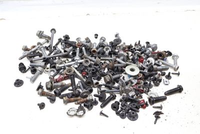 ASSORTED MIXED BOLTS, NUTS, SCREWS, WASHERS, ETC