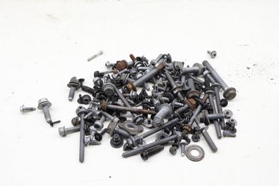 ASSORTED MIXED BOLTS, NUTS, SCREWS, WASHERS, ETC