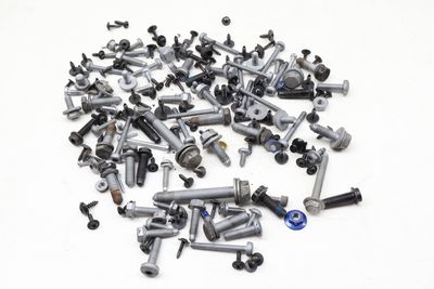 ASSORTED MIXED BOLTS, NUTS, SCREWS, WASHERS, ETC