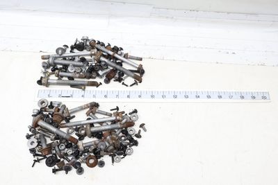 ASSORTED MIXED BOLTS, NUTS, SCREWS, WASHERS, ETC