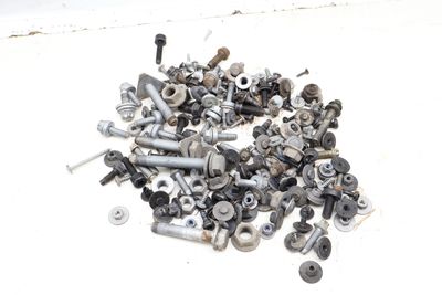 ASSORTED MIXED BOLTS, NUTS, SCREWS, WASHERS, ETC