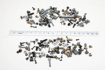 Assorted Mixed Bolts, Nuts, Screws, Washers, Etc