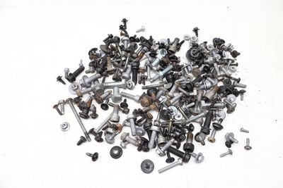 ASSORTED MIXED BOLTS, NUTS, SCREWS, WASHERS, ETC
