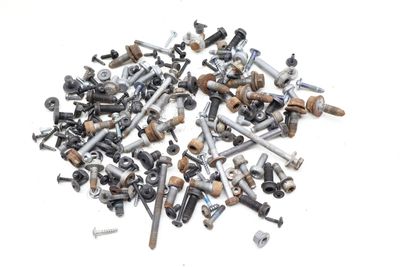 ASSORTED MIXED BOLTS, NUTS, SCREWS, WASHERS, ETC