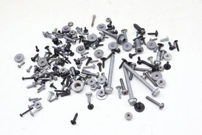 ASSORTED MIXED BOLTS, NUTS, SCREWS, WASHERS, ETC