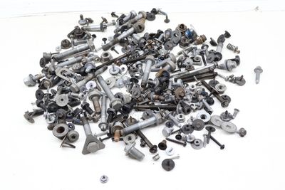 ASSORTED MIXED BOLTS, NUTS, SCREWS, WASHERS, ETC