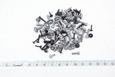 ASSORTED MIXED BOLTS, NUTS, SCREWS, WASHERS, ETC