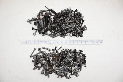 Assorted Mixed Bolts, Nuts, Screws, Washers, Etc