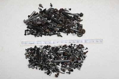 Assorted Mixed Bolts, Nuts, Screws, Washers, Etc