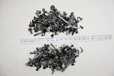 Assorted Mixed Bolts, Nuts, Screws, Washers, Etc