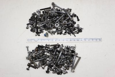 Assorted Mixed Bolts, Nuts, Screws, Washers, Etc