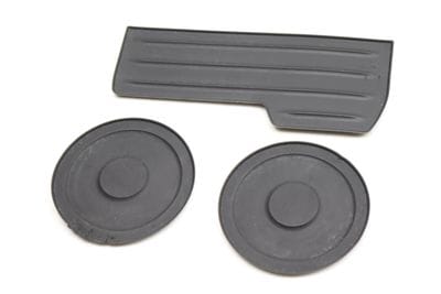 Center Console Cup Holder / Storage Bin Rubber Insert Set 51169384370