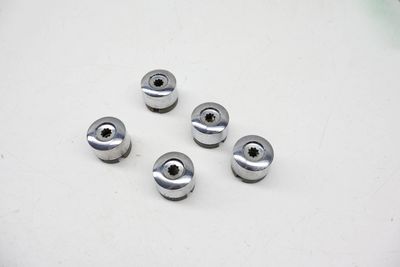 Chrome Lug Nut / Bolt Cover / Cap Set (5) 7L6601173A