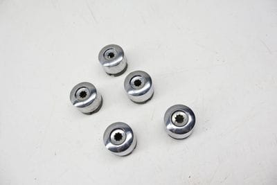Chrome Lug Nut / Bolt Cover / Cap Set (5) 7L6601173A
