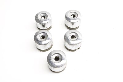 CHROME LUG NUT / BOLT COVER / CAP SET (5) 7L6601173A