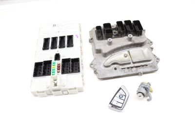 ECU DME / BDC MODULE / LOCK CYLINDER w/ KEY 8674949