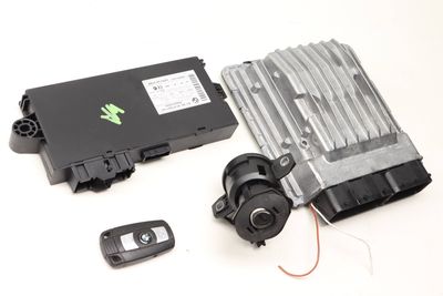 ECU DME / CAS3 THEFT LOCKING MODULE / LOCK CYLINDER w/ KEY 7592080