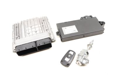 ECU DME / CAS3 THEFT LOCKING MODULE / LOCK CYLINDER w/ KEY 7602220