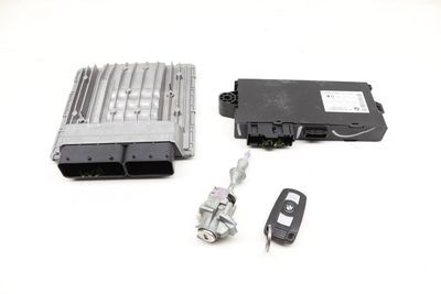 ECU DME / CAS3 THEFT LOCKING MODULE / LOCK CYLINDER w/ KEY 7624048