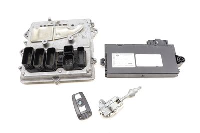 ECU DME / CAS3 THEFT LOCKING MODULE / LOCK CYLINDER w/ KEY 7639422