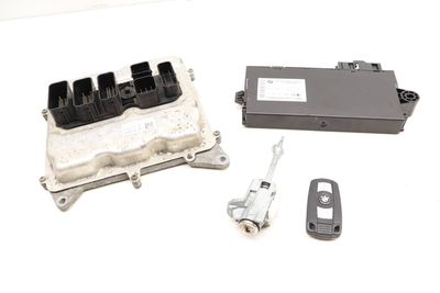 ECU DME / CAS3 THEFT LOCKING MODULE / LOCK CYLINDER w/ KEY 8603575