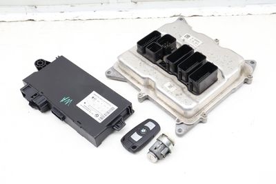 ECU DME / CAS3 THEFT LOCKING MODULE / LOCK CYLINDER w/ KEY 8631728