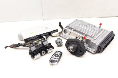 ECU DME / CAS4 THEFT LOCKING MODULE / LOCK CYLINDER w/ KEY 7609670