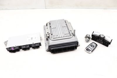 ECU DME / CAS4 THEFT LOCKING MODULE / LOCK CYLINDER w/ KEY 7624032