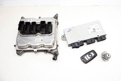 ECU DME / CAS4 Theft Locking Module / Lock Cylinder w/ Key 12147635715