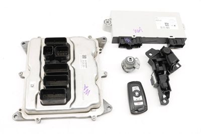ECU DME / CAS4 THEFT LOCKING MODULE / LOCK CYLINDER w/ KEY 7635715