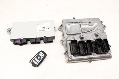 ECU DME / CAS4 THEFT LOCKING MODULE / LOCK CYLINDER w/ KEY 7638781