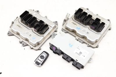 ECU DME / CAS4 THEFT LOCKING MODULE / LOCK CYLINDER w/ KEY 7645059