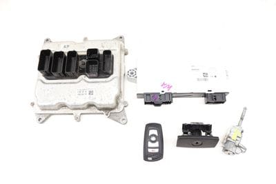 ECU DME / CAS4 THEFT LOCKING MODULE / LOCK CYLINDER w/ KEY 7649123