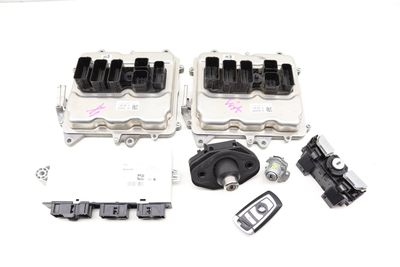 ECU DME / CAS4 THEFT LOCKING MODULE / LOCK CYLINDER w/ KEY 7649828