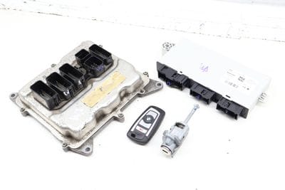 ECU DME / CAS4 Theft Locking Module / Lock Cylinder w/ Key 12148639594