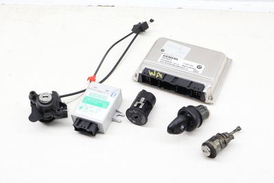 ECU DME / EWS THEFT LOCKING MODULE / LOCK CYLINDER w/ KEY 7548566