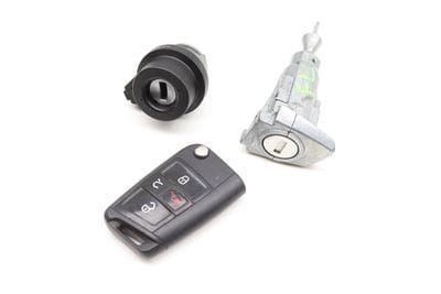 IGNITION LOCK SWITCH / CYLINDER SET w/ KEY 5G0800375BQ