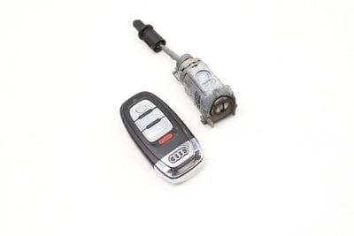 Lock Switch / Cylinder Set w/ Key 8T0898374BA