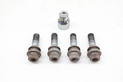LOCKABLE / LOCKING WHEEL LUG NUT / BOLT SET w/ KEY