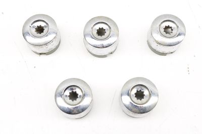 LUG NUT BOLT COVER / CAP SET (5) 7H0601173