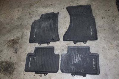 Porsche Rubber Floor Mat Set
