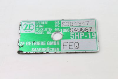 TRANSMISSION OIL PAN / SUMP 01V321359A