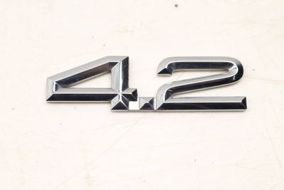 TRUNK EMBLEM / BADGE - 4.2 4B0853743N
