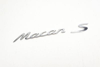 Trunk Emblem / Badge (MACAN S)