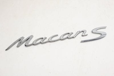 Trunk Emblem / Badge (MACAN S)