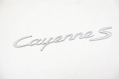 Trunk Hatch Emblem / Badge (CAYENNE S) 7L5853686D