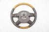 4-SPOKE Leather / Wood Steering Wheel 4F0419091BK — photo 2