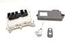 ECU DME / CAS3 Theft Locking Module / Lock Cylinder w/ Key 12148603575 — photo 1